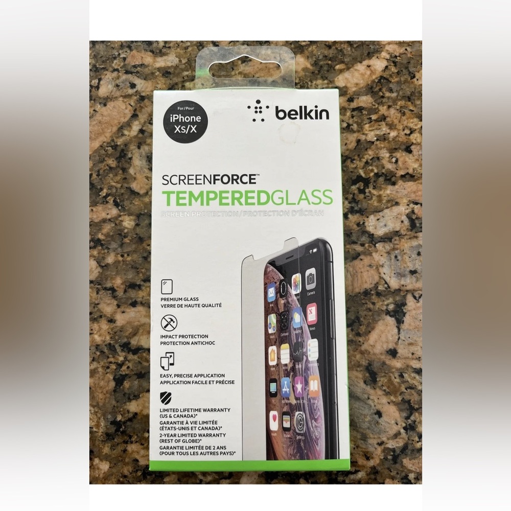 Belkin ScreenForce TemperedGlass Screen Protection for iPhone XS / iPhone X